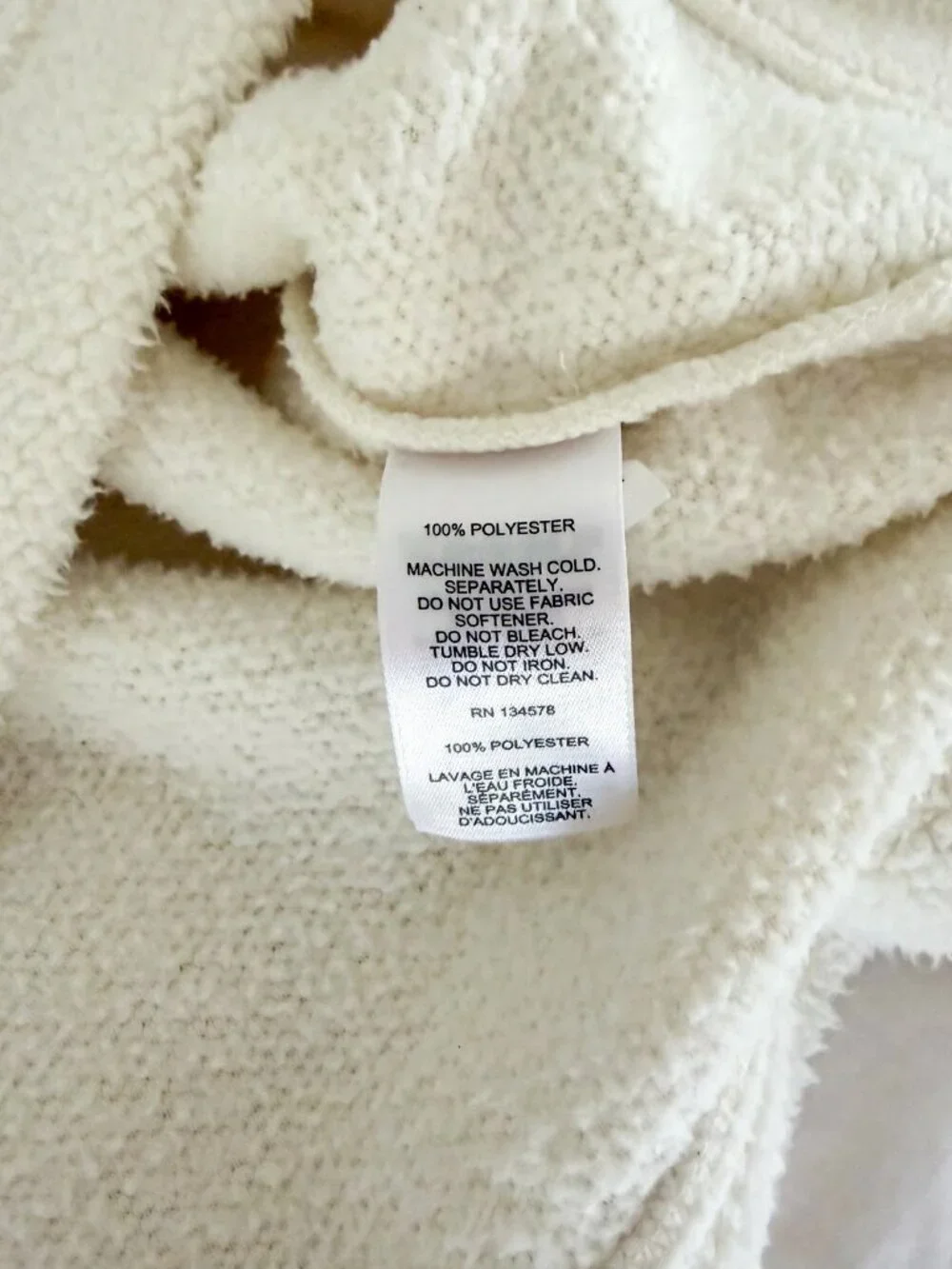 Vineyard Vines Sherpa Pullover Sweatshirt White Whale Logo Size XL Youth Girls